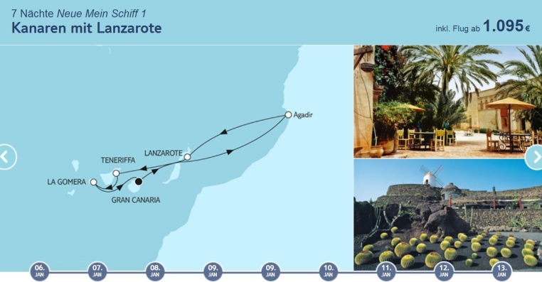 Tui Berlin Tuicruises Kanaren Mit Lanzarote World Of Tui