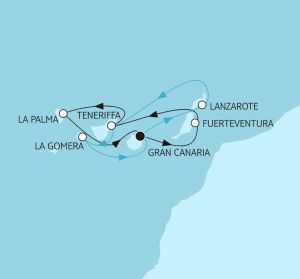 TUI Cruises Mein Schiff 2 Blaue Reise Kanaren