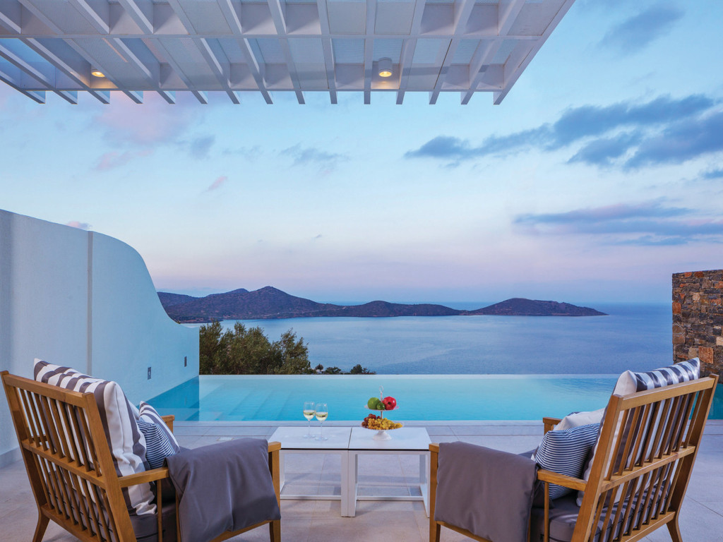 Suite mit Pool in den Elounda Gulf Villas