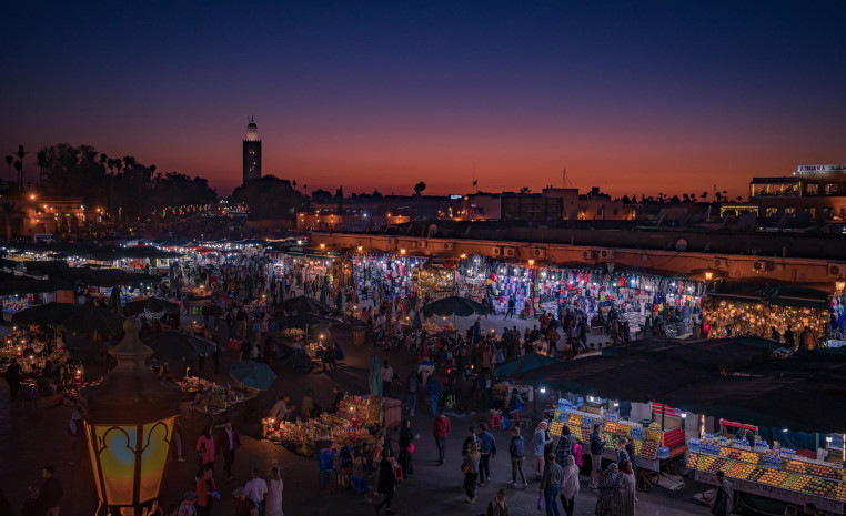 Die glitzernden Märkte in Marrakesch erinnern an die Märchen aus 1001 Nacht