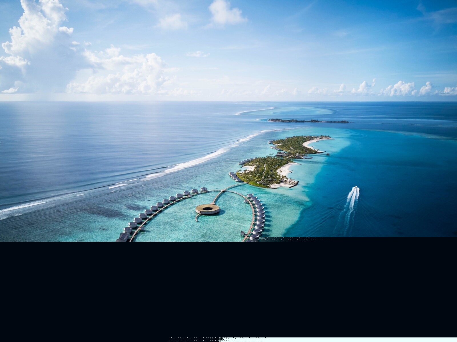 Außenansicht des Ritz Carlton Maldives