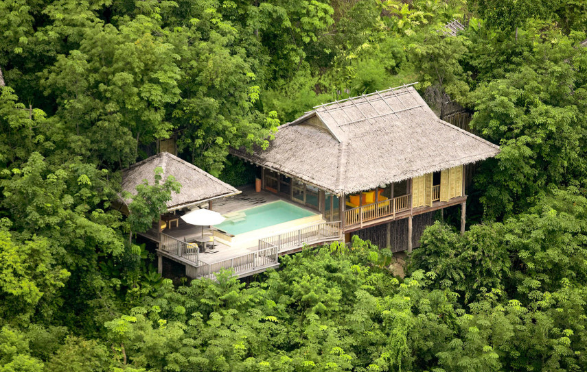 Dschungelsuite im Six Senses Yao Noi
