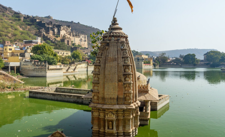 Nawal Sagar Lake in Bundi, Indien